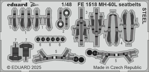 MH-60L - Seatbelts - Steel...