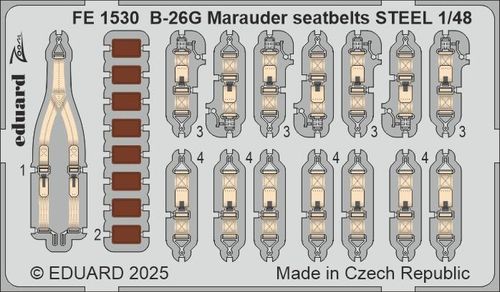 B-26G Marauder - Seatbelts -...