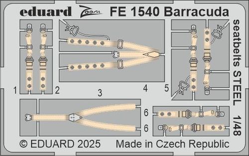 Barracuda - Seatbelts - Steel...
