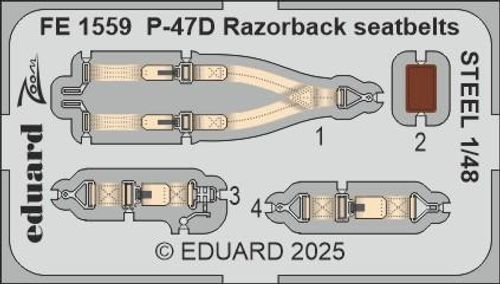 P-47D Razorback - Seatbelts -...