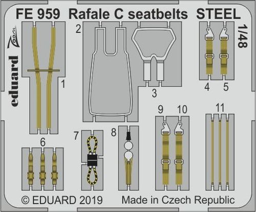 Dassault Rafale C - Seatbelts...