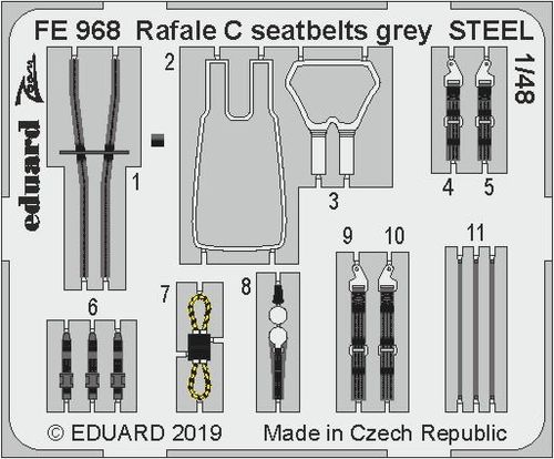 Dassault Rafale C - Seatbelts...