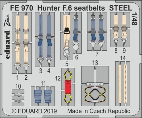 Hawker Hunter F.6 - Seatbelts...