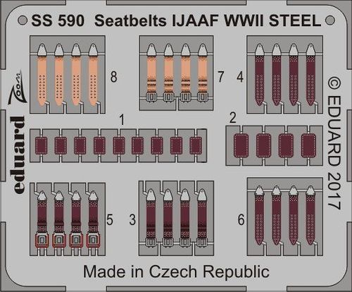 Seatbelts IJAAF WWII STEEL...