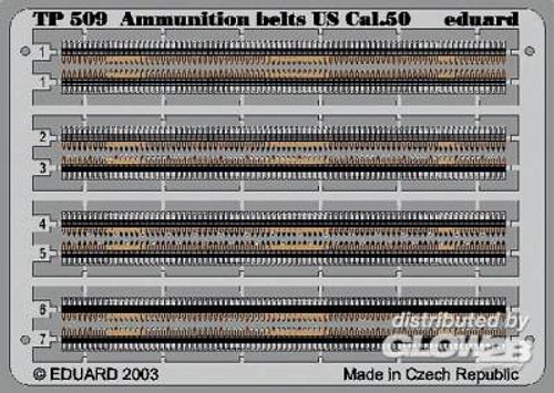 Ammunition belts US Cal.50,...