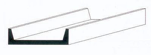 U-Profil, 350x7,9x2,4 mm -...