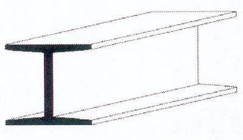H-Profil, 350x1,5X1,5 mm, 4...