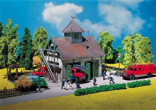 Ländliches Feuerwehrhaus