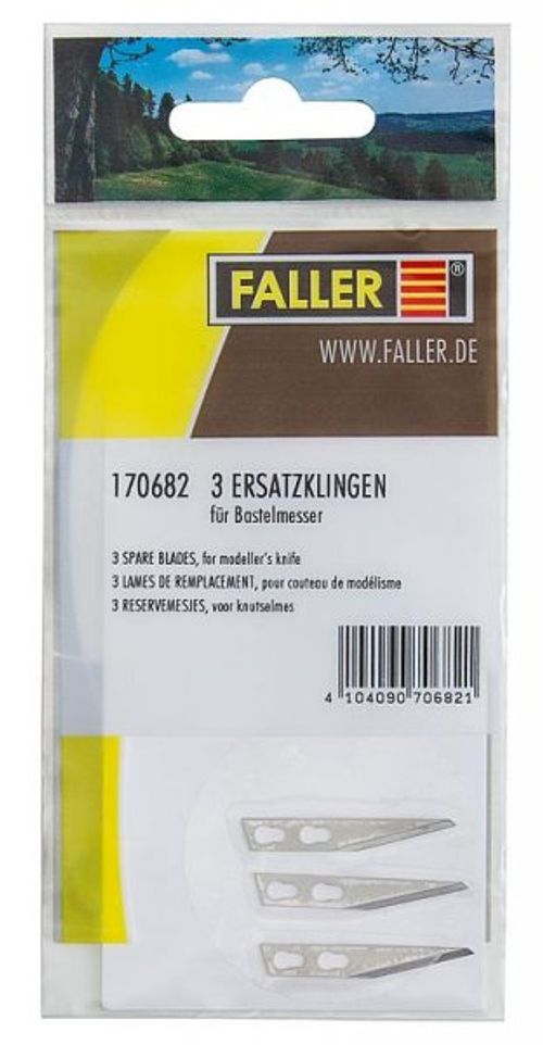 3 Ersatzklingen für...