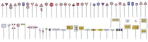 Verkehrsschilder-Set