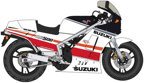 Suzuki RG500I, rot/weiß