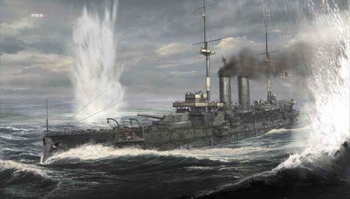 IJN Mikasa, Schlacht in der...