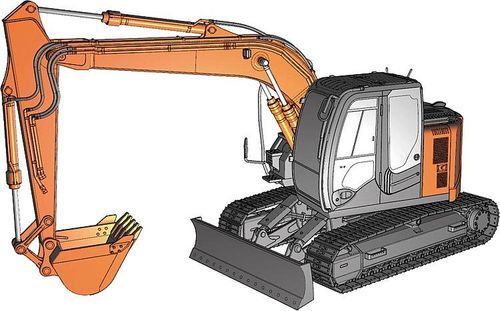 Hitachi Bagger ZAXIS 135