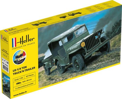 US 1/4 Ton Truck and Trailer...
