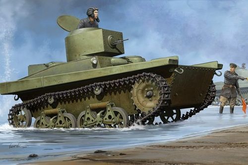 Soviet T-37A Light Tank...