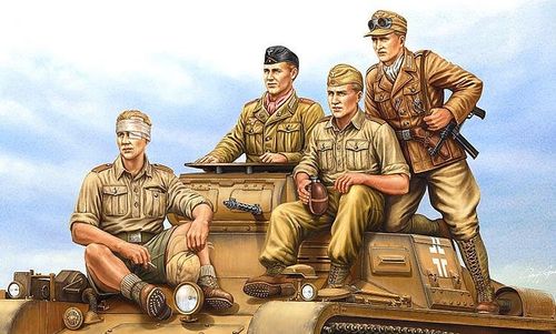 German Tropical Panzer Crew