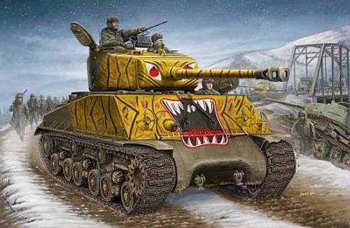 U.S M4A3E8  TANK