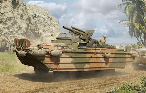 GMC DUKW-353 with 105mm...