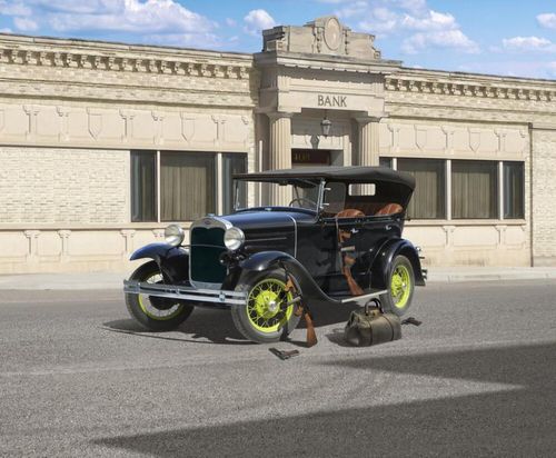 Ford A Gangster Car