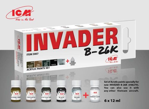 Acrylic paint set - Invader...