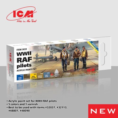 Acrylic Paint Set - WWII RAF...
