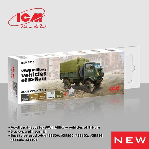 Acrylic Paint Set - WWII...