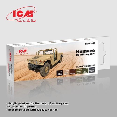 Acrylic Paint Set - Humvee US...