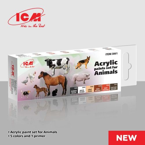 Acrylic Paint Set - Animals...