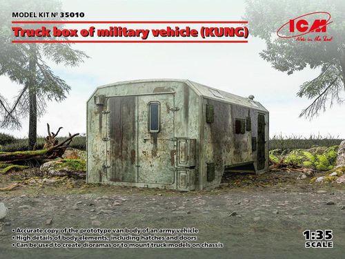 Truck box of military vehicle...