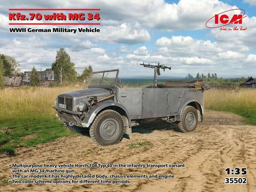 Kfz.70 with MG 34, WWII...