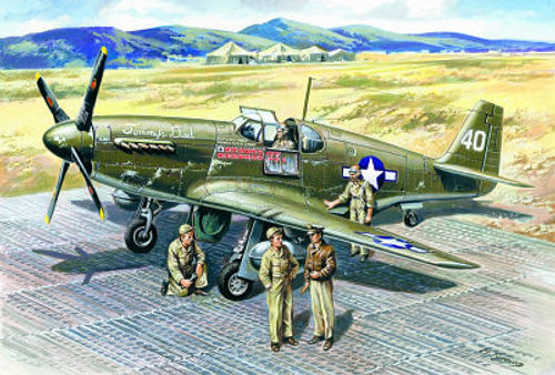 Mustang P-51B, WWII American...