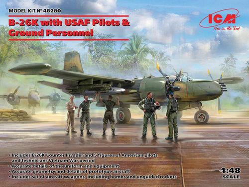 B-26K with USAF Pilots &...