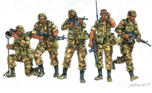 Moderne US-Soldaten