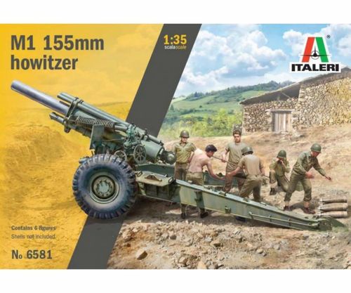 M1 155mm Howitzer with crew