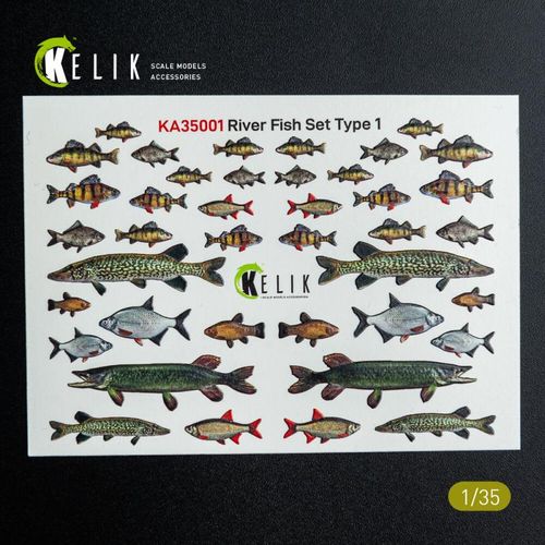 River Fish set Type 1 -...