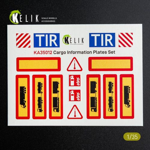 Cargo Information plates set...