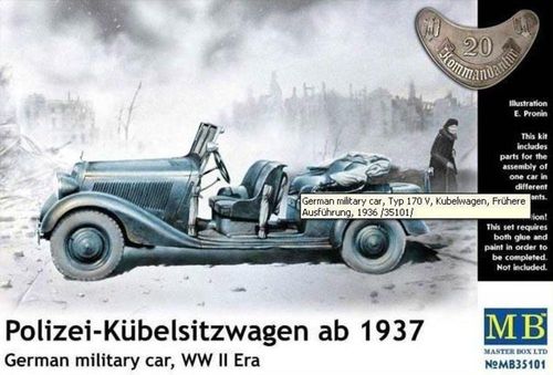 Polizei-Kübelsitzwagen ab...