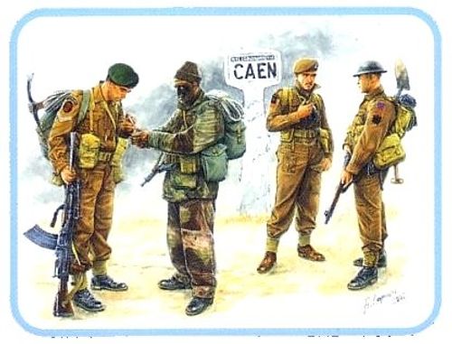 Britische Truppen Caen 1944