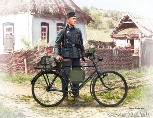 German Soldier Bicyclist, 1932