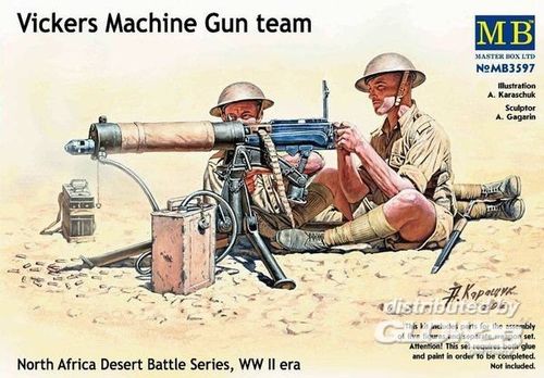 Vickers machine-gun crew,...