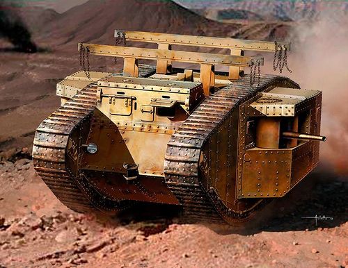 MK I Male British Tank Gaza...