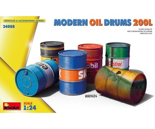 Moderne Ölfasser 200L