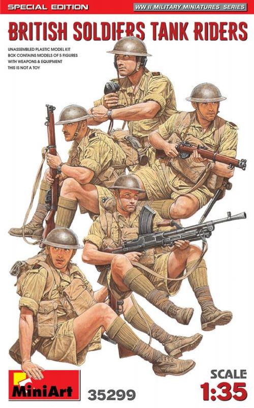 British Soldiers Tank Riders...