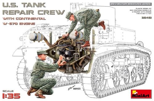 US Panzer Rep. Crew m. W670...