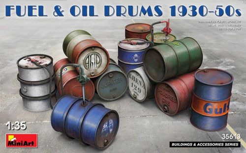 Fuel & Oil Drums - 1930-50s