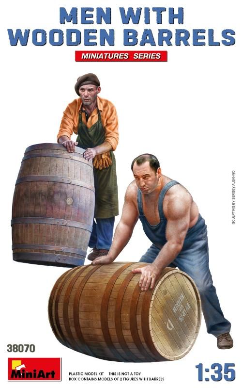 Männer mit Holzfässern (2...