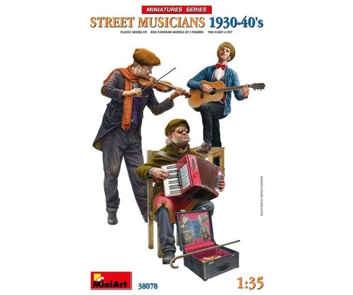 Straßenmusiker 1930-40 (3...