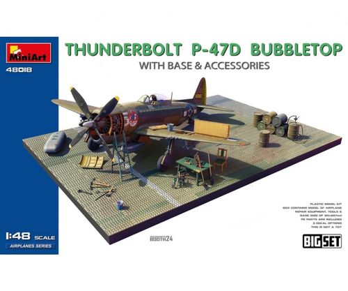 Thunderbolt P-47D Bubbletop -...