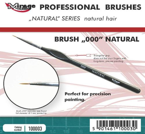 Pinsel - Natural - Size 000