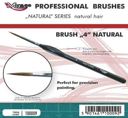 Pinsel - Natural - Size 4